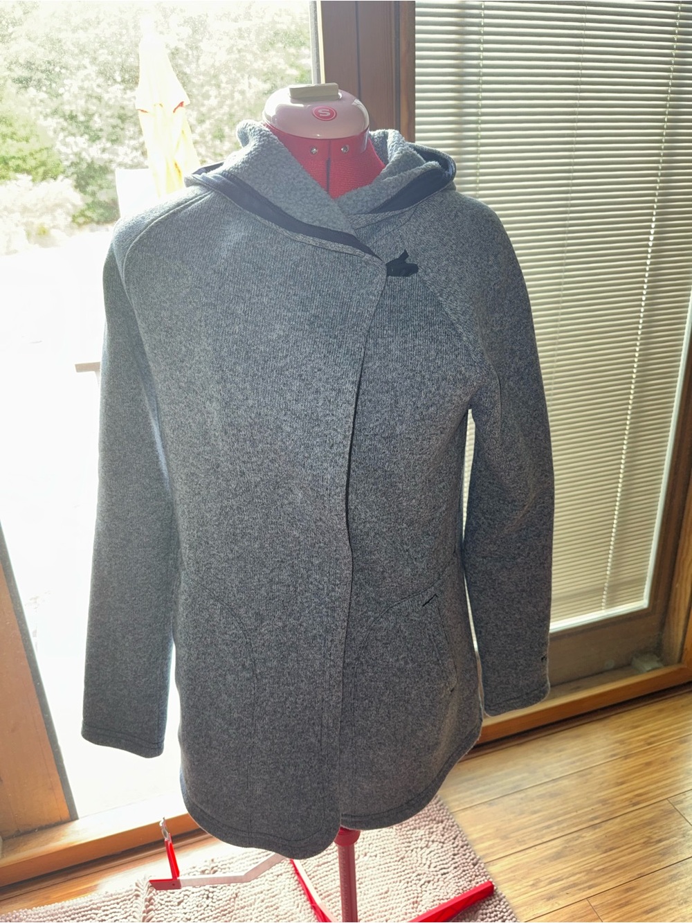 The North Face Women’s Gray Hooded Coat/Poncho
